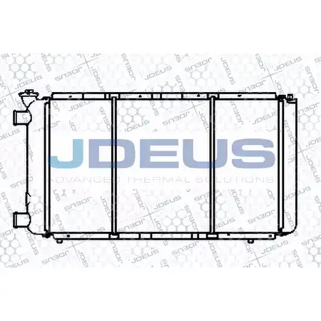 Радиатор охлаждения двигателя JDEUS 023V05 O YRVSQK 1223994530 H1TN4EK
