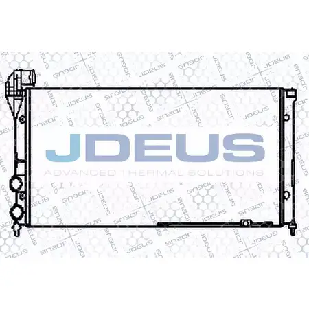 Радиатор охлаждения двигателя JDEUS 025M21 4JHG9 C2KV 8F 1223994654
