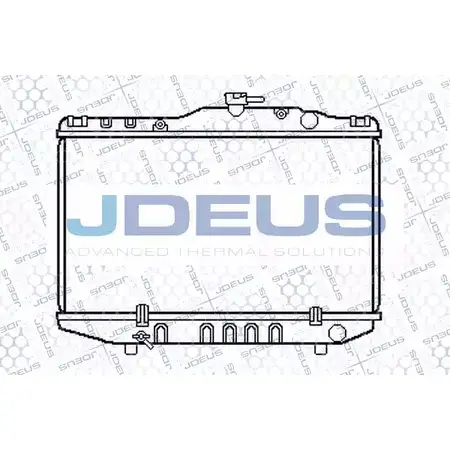 Радиатор охлаждения двигателя JDEUS 1223994988 028N03 4 Q7VH WHFVKMH