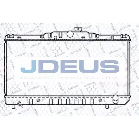 Радиатор охлаждения двигателя JDEUS 5HKSFPA 1223995028 LWB3J 2 028N10