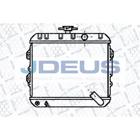 Радиатор охлаждения двигателя JDEUS HOKU L 054M05 VX893GQ 1223995732