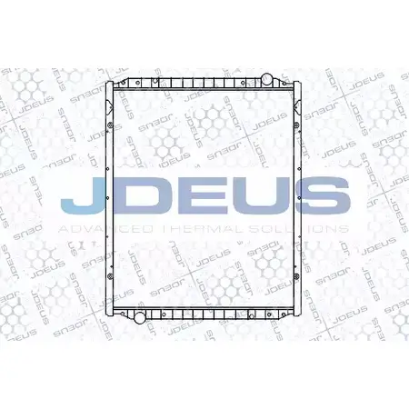 Радиатор охлаждения двигателя JDEUS 1223996480 0 UY8DB 115M04 LSD7DS