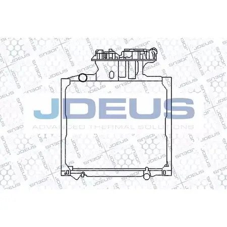 Радиатор охлаждения двигателя JDEUS EZR0TP 1223996538 115M09 7 DCVH