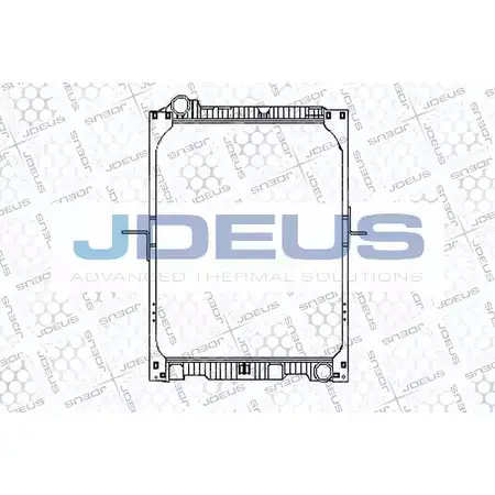 Радиатор охлаждения двигателя JDEUS 117M01 1223996558 0IJPK8G 2O85N U