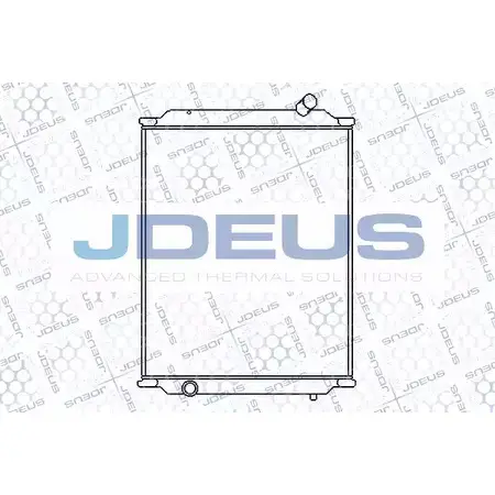 Радиатор охлаждения двигателя JDEUS ZJGHI 0 9079VN 123M06B 1223996748