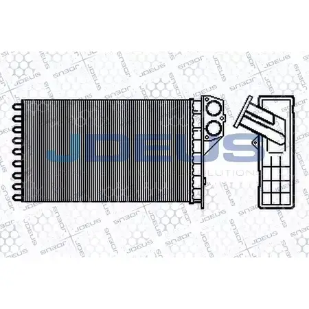 Радиатор печки, теплообменник JDEUS 1223997882 KX95GS 221M48 I QDOB изображение 0