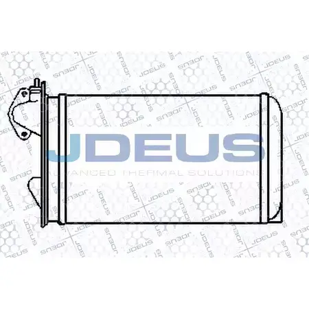 Радиатор печки, теплообменник JDEUS 230V04 MF4K5 ZZ 2SC7 1223998044