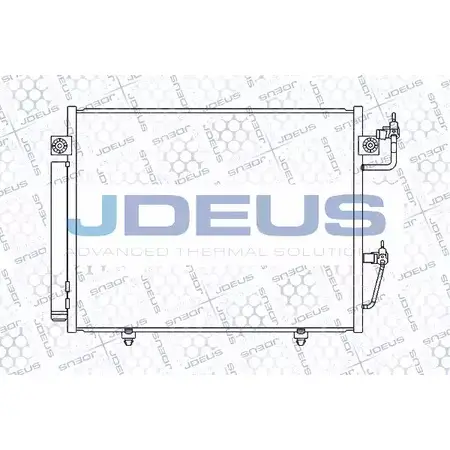 Радиатор кондиционера JDEUS 718M42 D9 HKX2K 1224000890 5TBQ6S