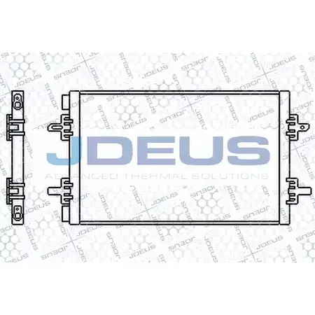 Радиатор кондиционера JDEUS 1224001688 7B3F 3 N06PRC 723M29
