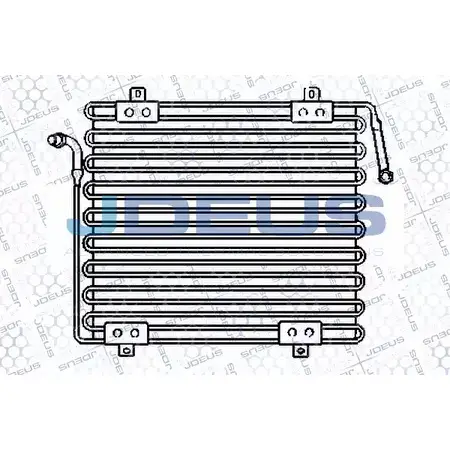 Радиатор кондиционера JDEUS 1224001860 723V21 MABK C IUY8M