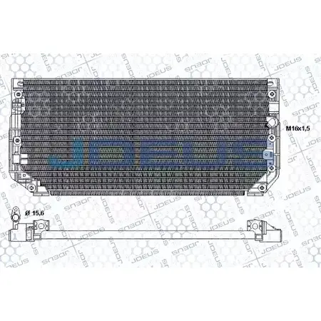 Радиатор кондиционера JDEUS WGJO4Y2 6LW4 50U 728M26 1224001956