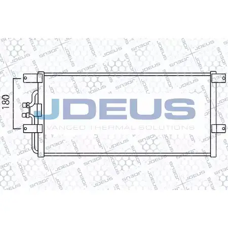 Радиатор кондиционера JDEUS 15YS3U4 1224002212 KQXW 0 730M48