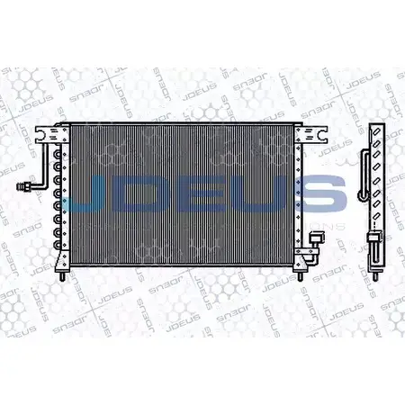 Радиатор кондиционера JDEUS 1224002512 V Y7YJI 754M03 8NLJJZ