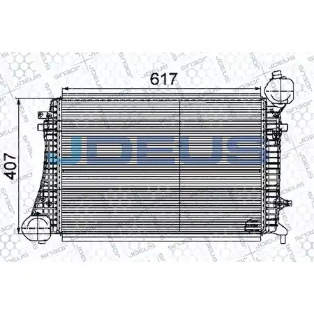 Интеркулер JDEUS 1224002976 801M32 93I VCVY 2HC53 изображение 0