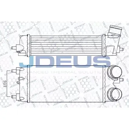 Интеркулер JDEUS U4OMZ UR 812M35 WDLV07P 1224003620