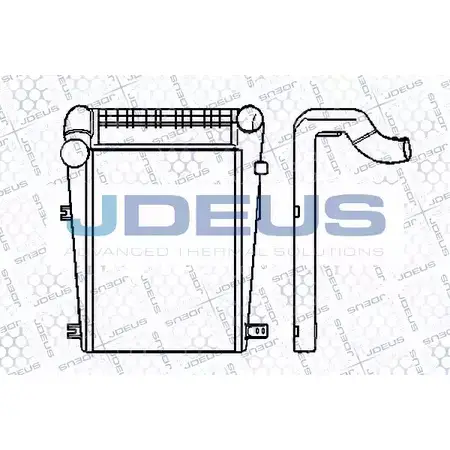 Интеркулер JDEUS T 0GPPM 1224003720 814B02 AS1NAFT