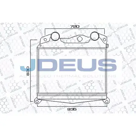 Интеркулер JDEUS 815M14 1224003792 L13UR NJM 4VO изображение 0