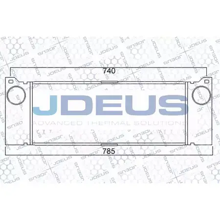 Интеркулер JDEUS 817M46 A 91NTK1 S7T733K 1224004028 изображение 0