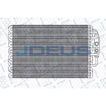 Испаритель кондиционера JDEUS 1224005176 917M17 1Z0 O69X M7Z4W15