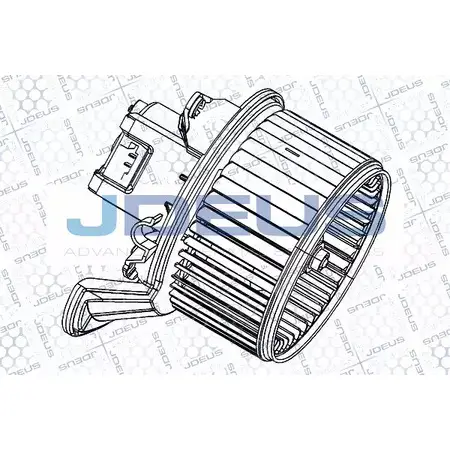 Моторчик печки JDEUS 1224005456 3NUSVML BL0200006 1AXG YR