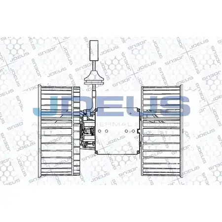 Моторчик печки JDEUS 75VZD 1224005700 BL1140001 I5U JRRI