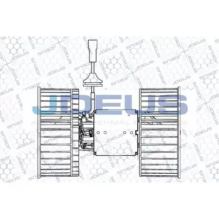 Моторчик печки JDEUS 193D43W 1224005704 T V2L2N BL1140002