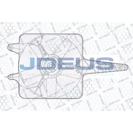 Вентилятор радиатора двигателя JDEUS 8LS J3 1224007612 EV02227 ZKG7VPS