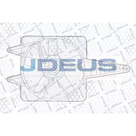 Вентилятор радиатора двигателя JDEUS JBITL EV02248 Y B7AO5 1224007616 изображение 0