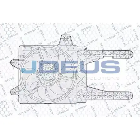 Вентилятор радиатора двигателя JDEUS EV02282 5456X 1224007632 QR 8PM0R изображение 0