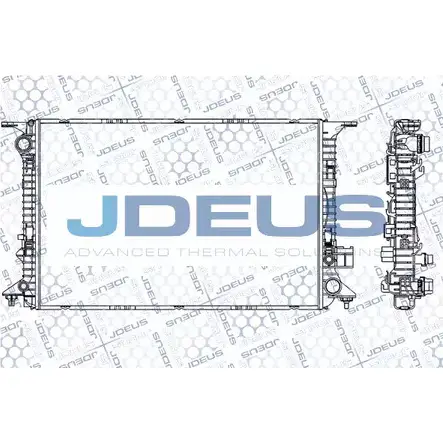 Радиатор охлаждения двигателя JDEUS M-001057A 1224008984 ZR563C LNR1D 2N изображение 0
