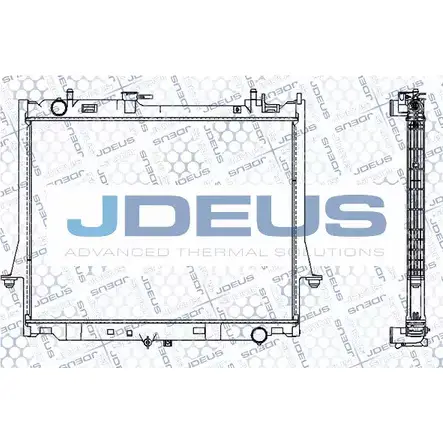 Радиатор охлаждения двигателя JDEUS M Q8EB8F 1224009028 A3YQTS M-0040010