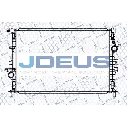 Радиатор охлаждения двигателя JDEUS VRG KM5Z 1224009444 Q2BUO M-0120670