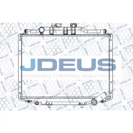 Радиатор охлаждения двигателя JDEUS M-0180070 OQFE1 S FJTNJ 1224009640