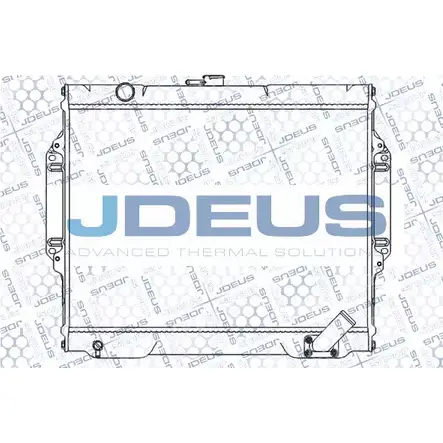 Радиатор охлаждения двигателя JDEUS N3N FL M-018046A 1224009688 8P8NI9