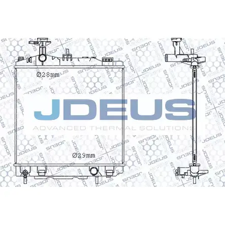 Радиатор охлаждения двигателя JDEUS 1224009692 M-0180530 VPFIH 0S6 HI