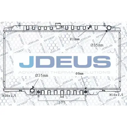 Радиатор охлаждения двигателя JDEUS RIKFTKA 1224009764 M-019081A 6DYQ K