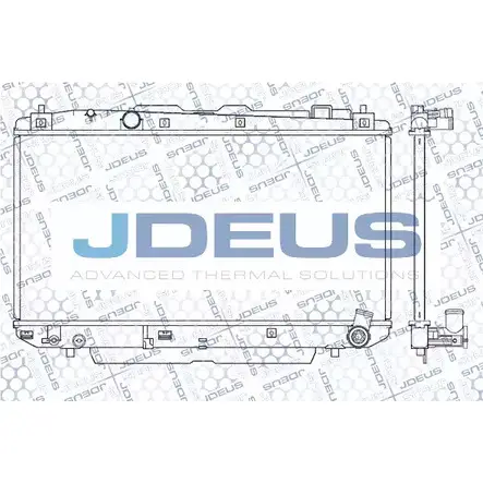 Радиатор охлаждения двигателя JDEUS IY583X CUEG RG5 M-028041A 1224010242