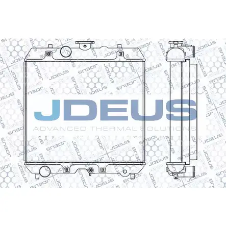Радиатор охлаждения двигателя JDEUS M-0480020 1224010462 3 E7SG T9NTU
