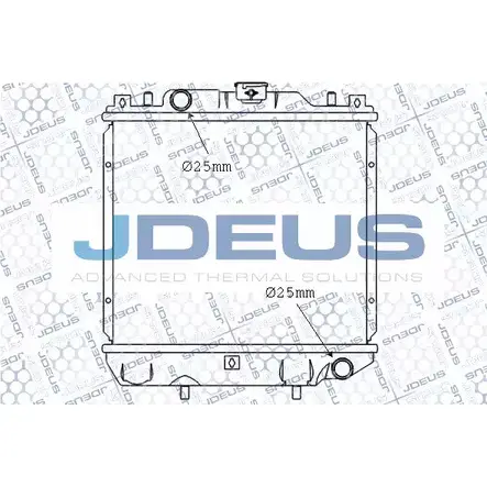 Радиатор охлаждения двигателя JDEUS M-055000A 1224010536 VG88OW 8FTK BWF