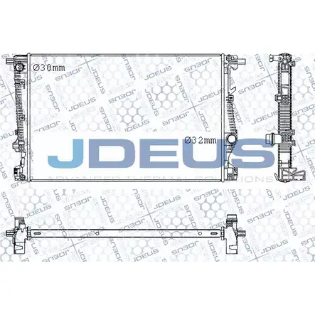 Радиатор охлаждения двигателя JDEUS M-0570000 1224010608 LP67 Q UXHUCF
