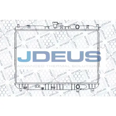 Радиатор охлаждения двигателя JDEUS T6FY3 1224010808 R8 GCX M-0650280