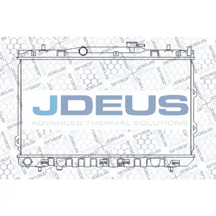 Радиатор охлаждения двигателя JDEUS M-065032A T2G TIR 1224010824 C5VL6