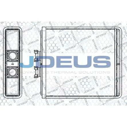 Радиатор печки, теплообменник JDEUS 1224011002 N8 PV8H F3VPN M-2010670
