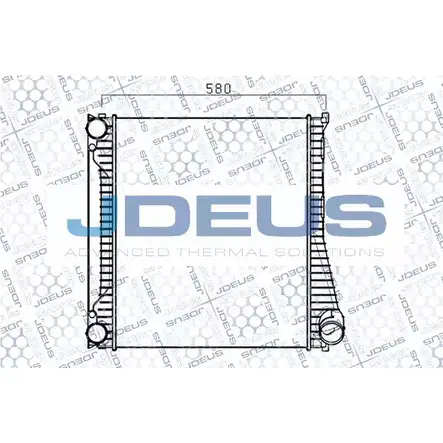 Интеркулер JDEUS M-8020390 1224012520 C6QM2F P3HK9B Y