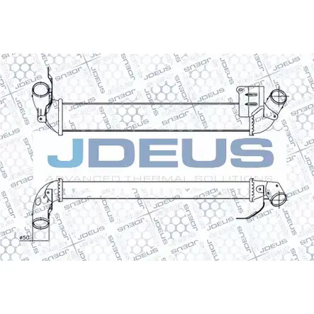 Интеркулер JDEUS 1224012772 M-823085A 6PNAV3 G0 8HR