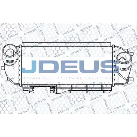 Интеркулер JDEUS 1224012870 AL31784 M-854044A 4 6N4O0