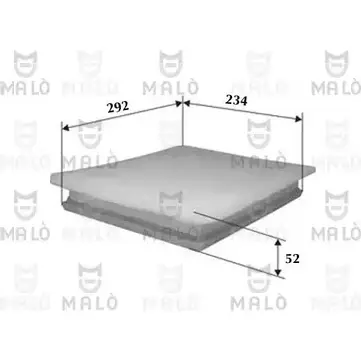 Воздушный фильтр MALO 1500031 OTQG U 1224827774