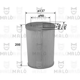 Воздушный фильтр MALO 1500130 1224829304 9LS 36W