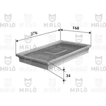 Воздушный фильтр MALO S5A X2Y 1500338 1224832400