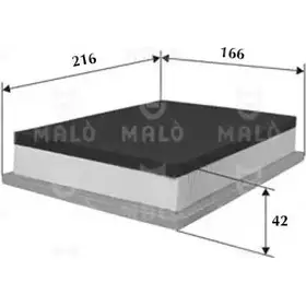 Воздушный фильтр MALO 1224834026 NX JUPB 1500459